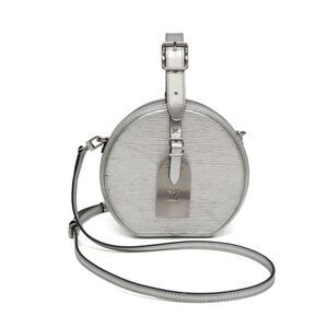 Louis Vuitton Petite Boite Chapeau Epi Leather Silver Leather Handbag